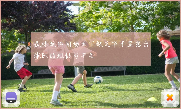 森林狼热闹场面下缺乏华子显露出球队的粗糙与不足